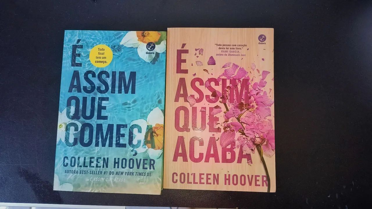 Kit com 2 Livros Colleen Hoover (É Assim que Acaba e É Assim que Começa)