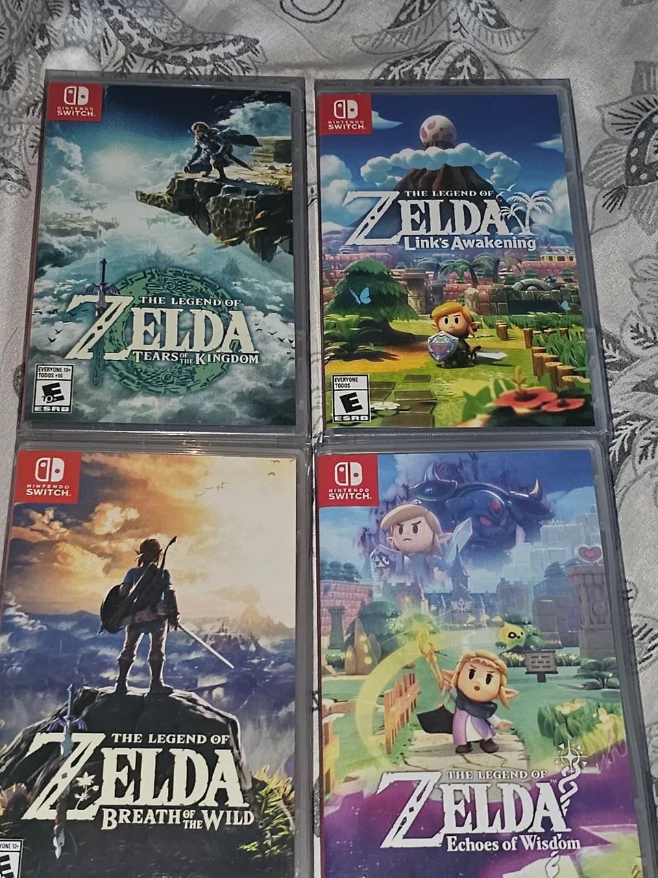 Colecao 4 jogos zelda nintendo switch - Jogos de Vídeo Game - Vila