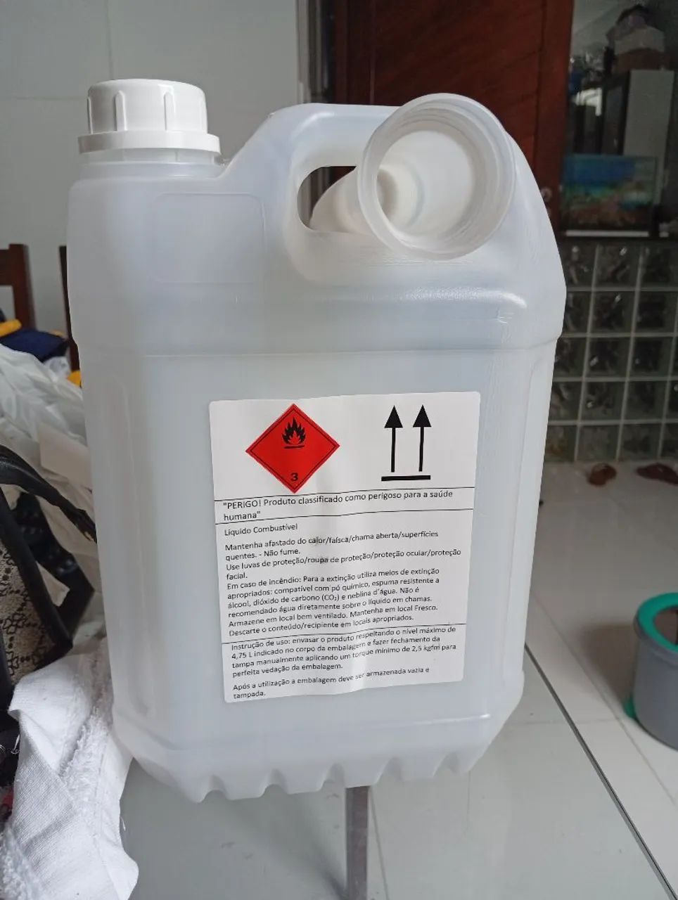 Galão para gasolina 