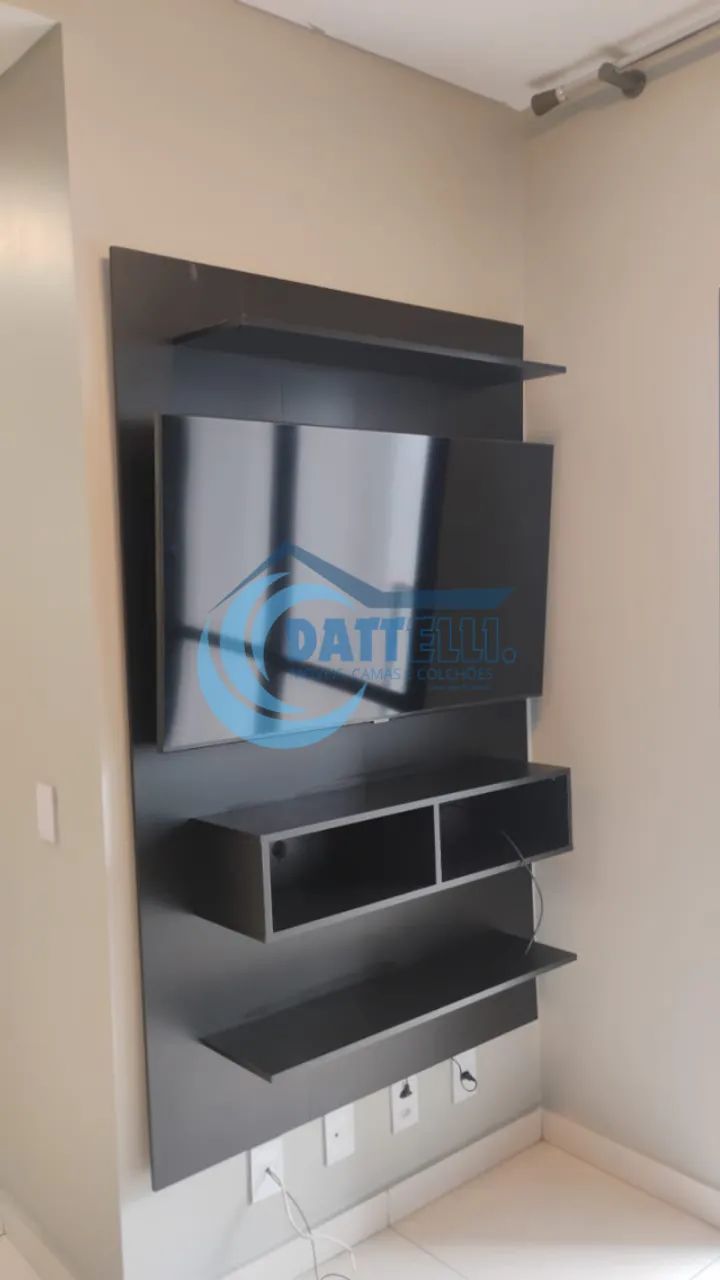 PAINEL PRETO PARA SALA - PRONTA ENTREGA COM MONTAGEM 