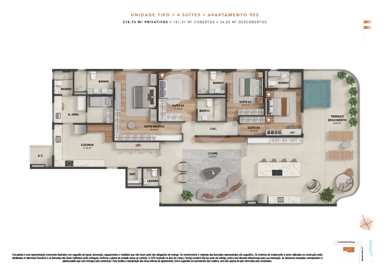 Apartamento com 5 quartos à venda em Mata da praia - ES - Foto 2