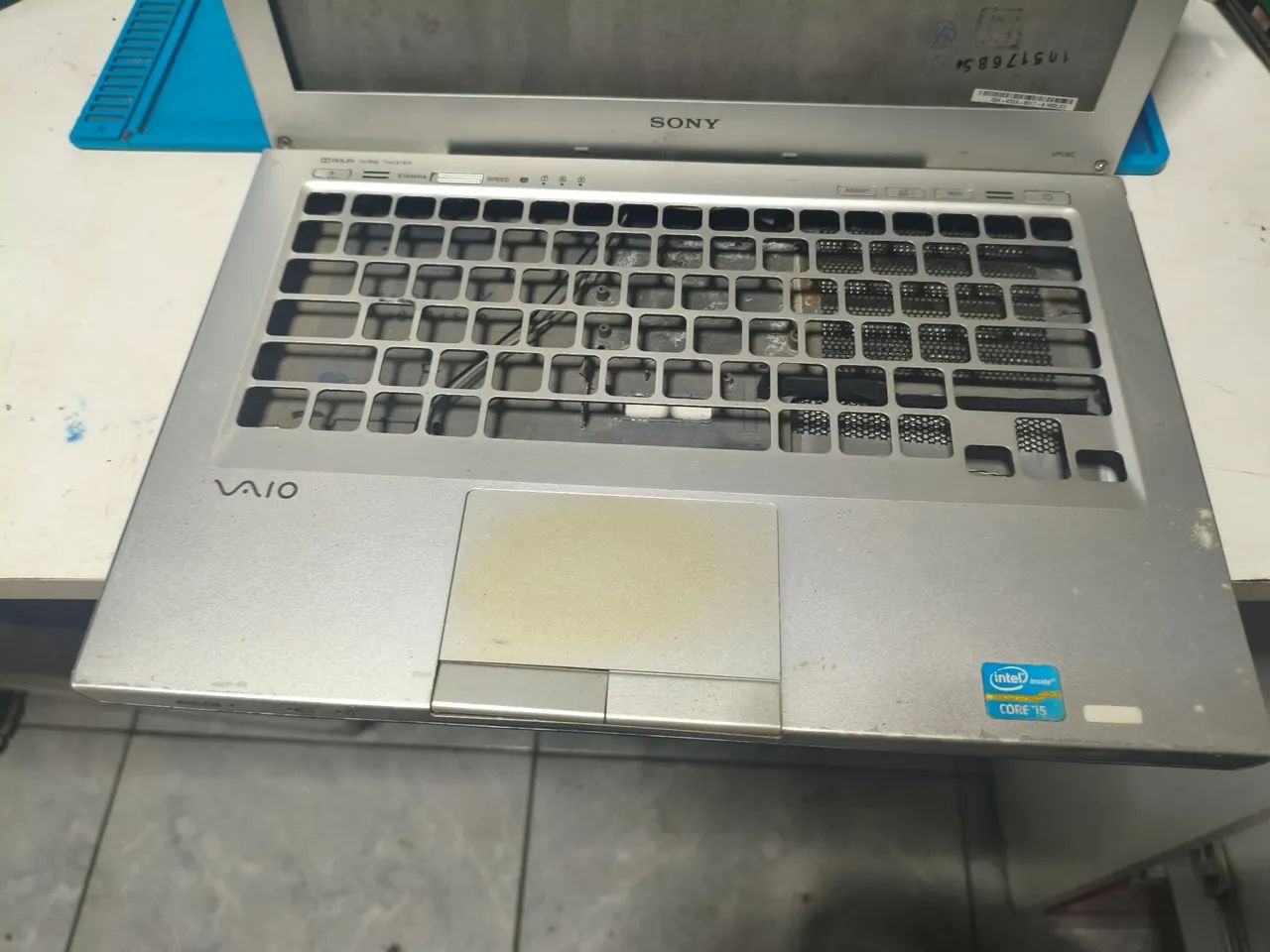 Carcaça Notebook Sony Vaio Pcg412171 Cinza - Foto 3