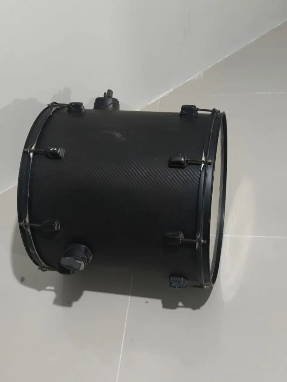 Surdo de bateria 16 polegadas avulso peles Evans usado  - Foto 5