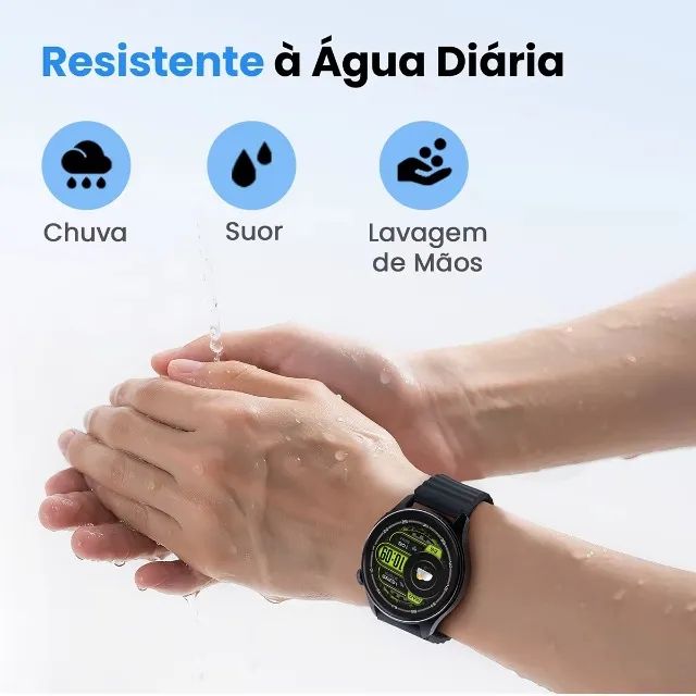 Smartwatch Haylou Watch 4S GPS com tela AMOLED - Foto 3