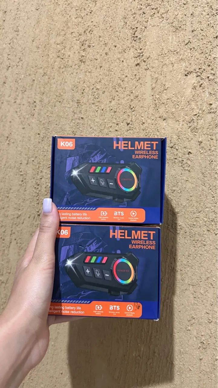 Combo 2 intercomunicadores de capacete K06