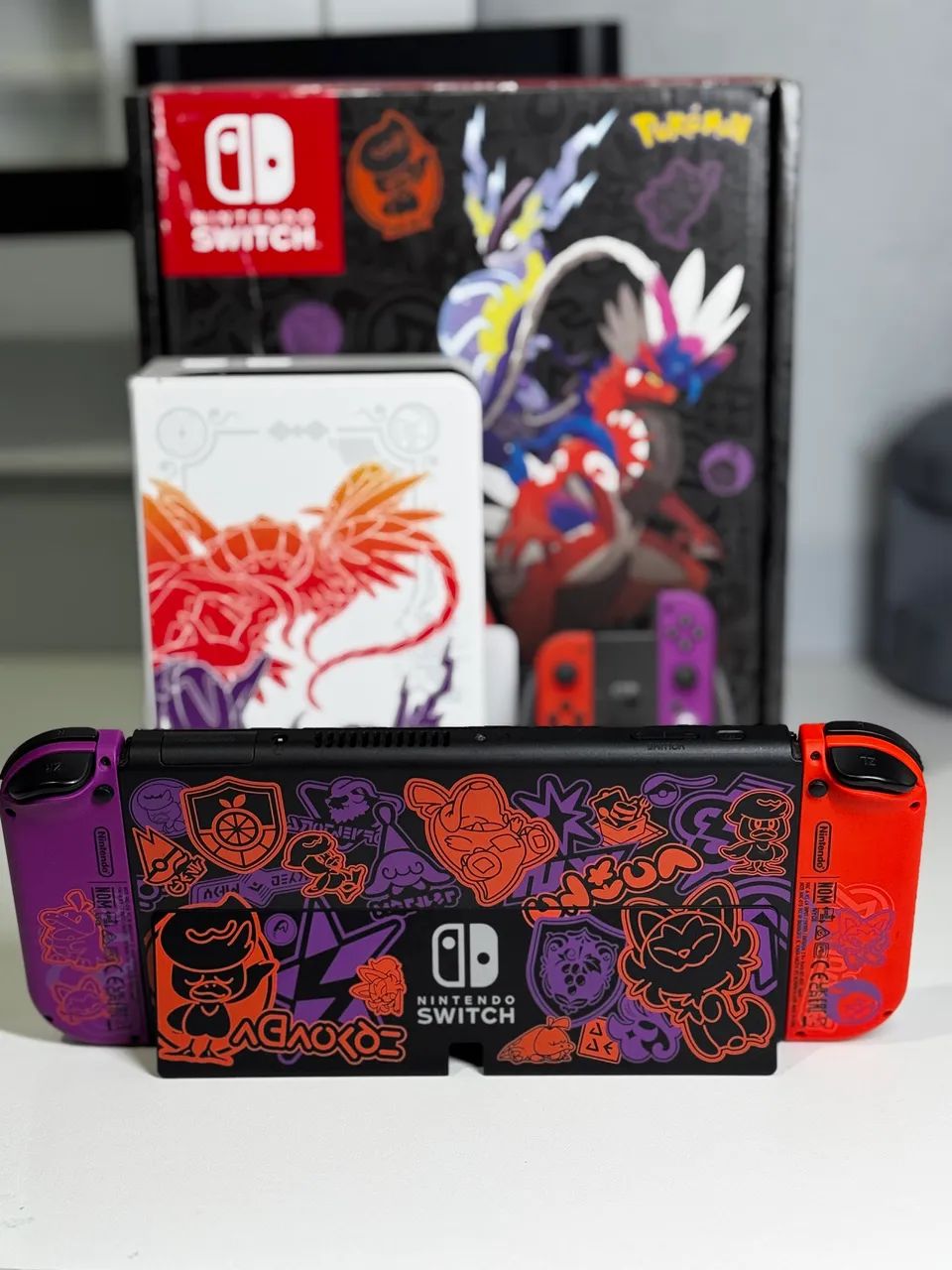 Nintendo switch OLED Pokémon Scarlet and Violet DESBLOQUEADO - Foto 4