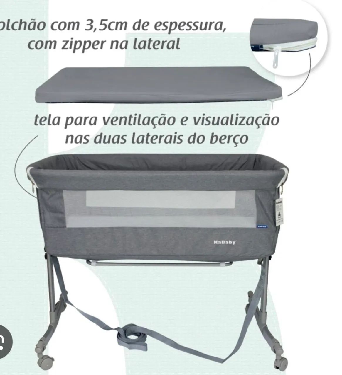 Berço portátil Moisés 