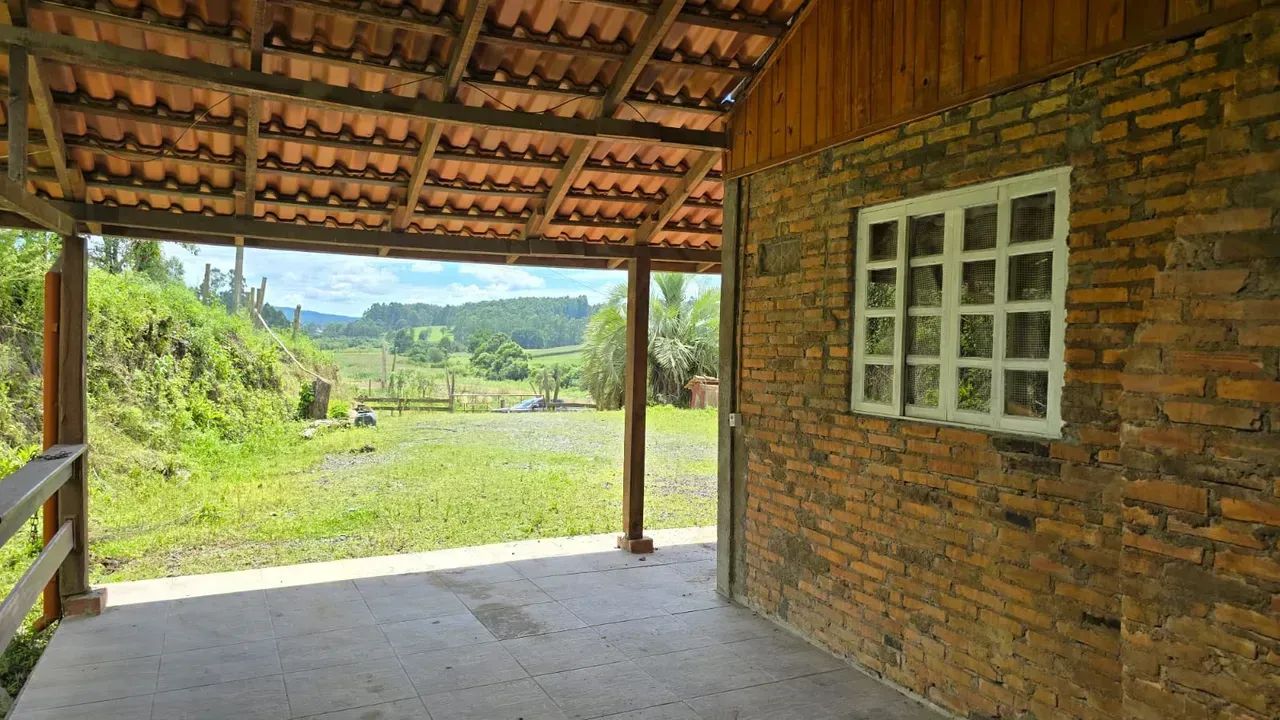 Terreno com casa frente para a SC 370 - Foto 4