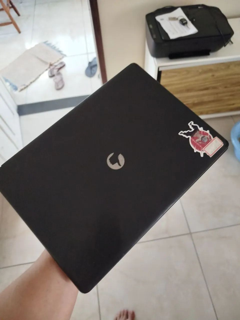 Notebook para retirada de peças 