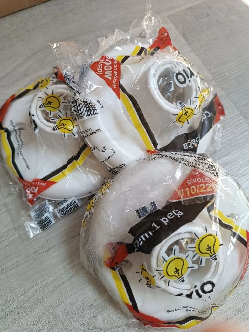 Kit soquete bocal lampadas led