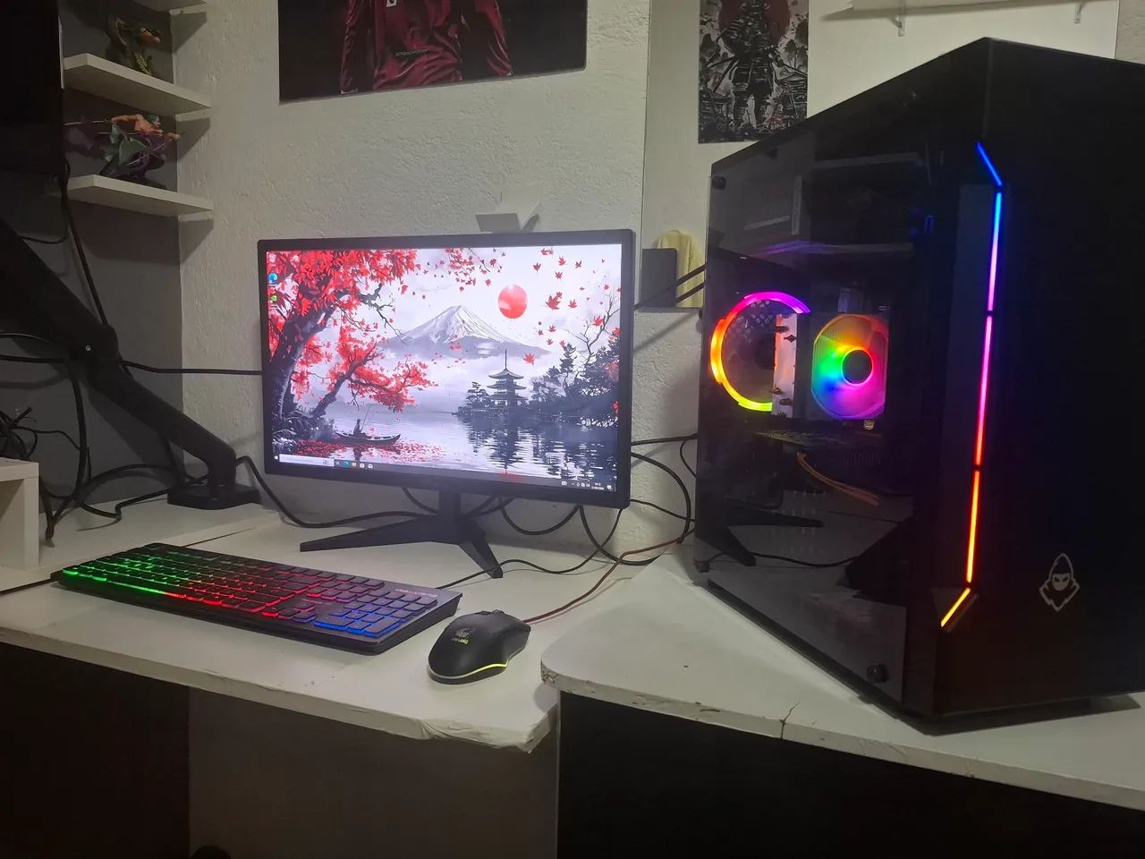 Pc Gamer Completo Com Monitor, Teclado e Mouse  (troco em um Nintendo Switch)
