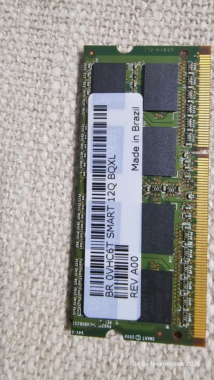 2 Memórias RAM Notebook 2GB Cada - Foto 2