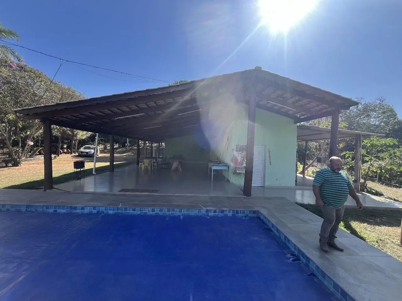 Chácara com casa, piscina, curral e frutíferas em meio à natureza - Foto 2