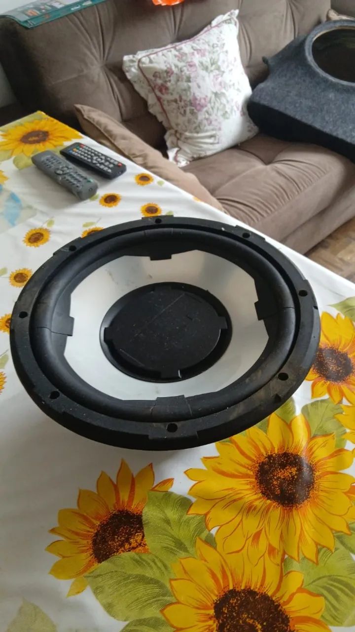 Subwoofer selenium usado com moldura - Foto 3
