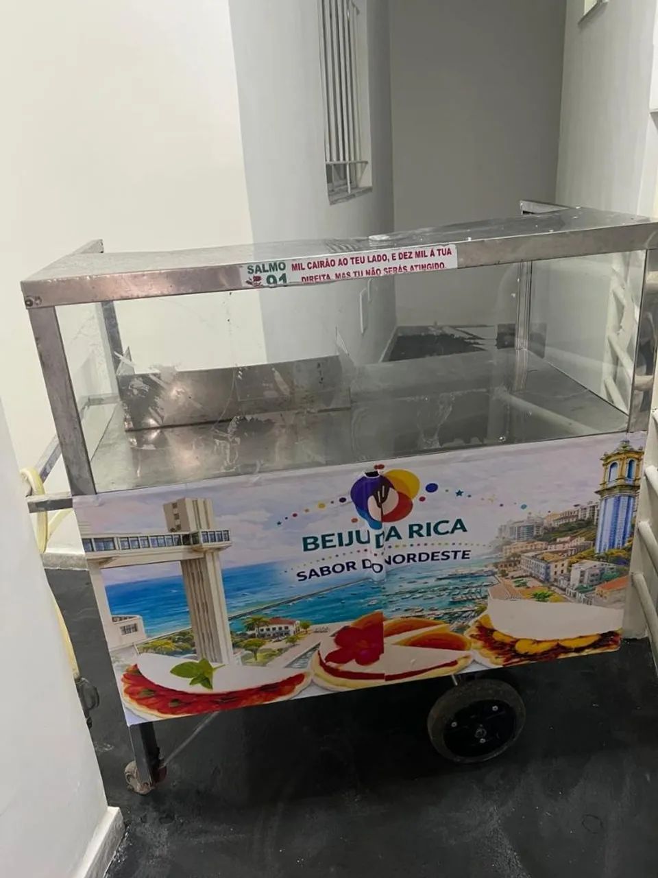 Carrinho se tapioca com duas bocas
