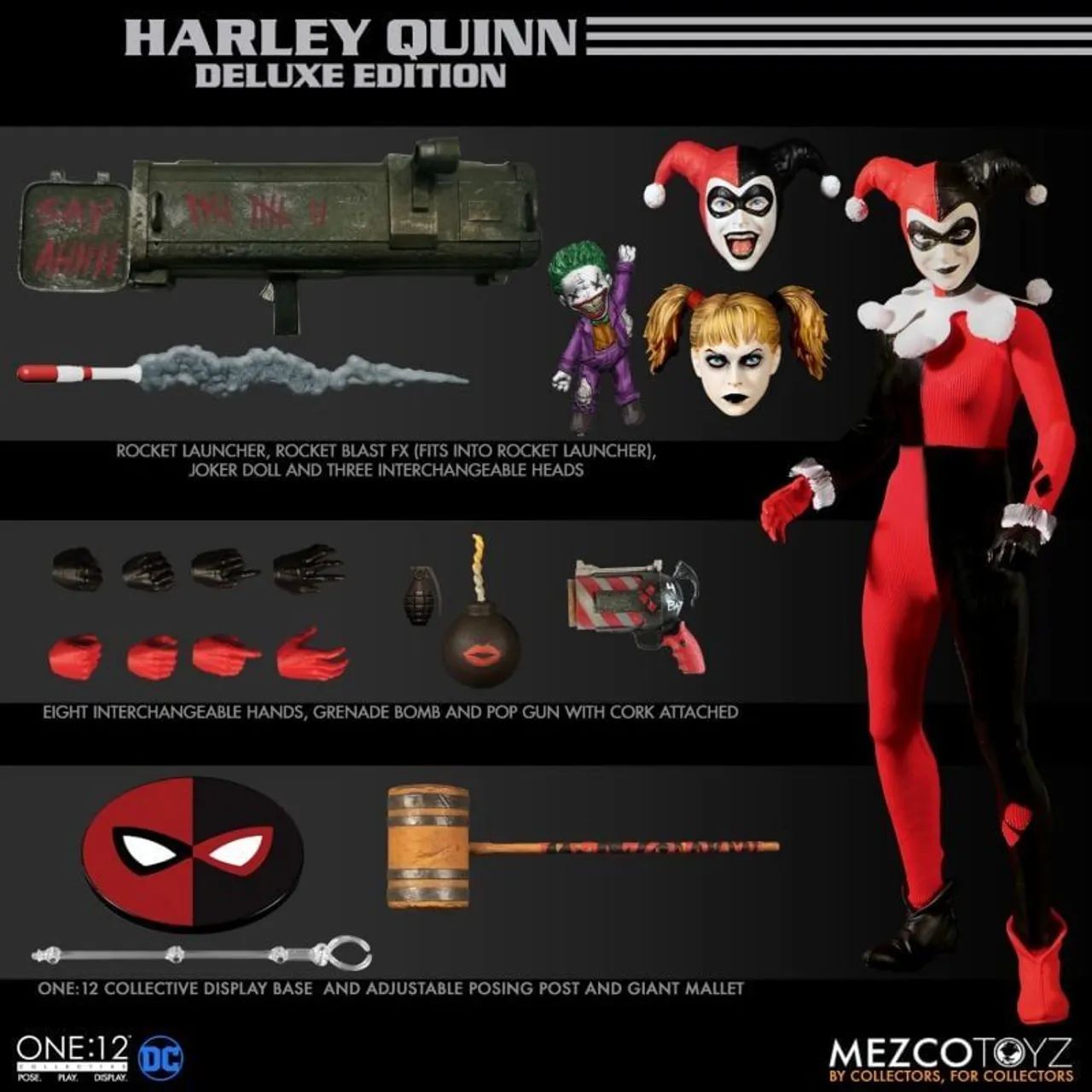 Mezco Toyz Agent Gomez e Harley Quinn - Foto 2