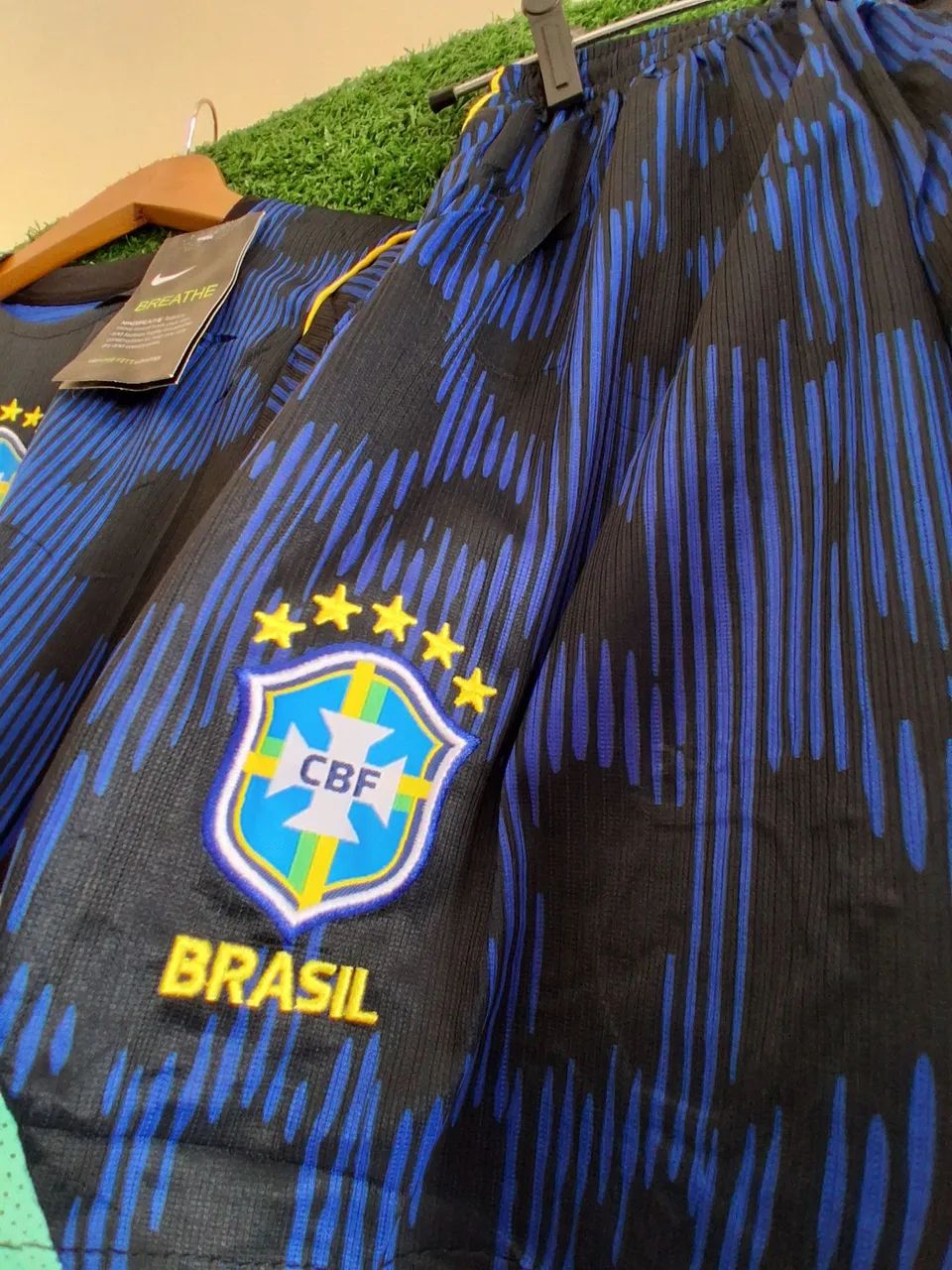 Kit infantil azul Brasil Copa de 2026 - Foto 3