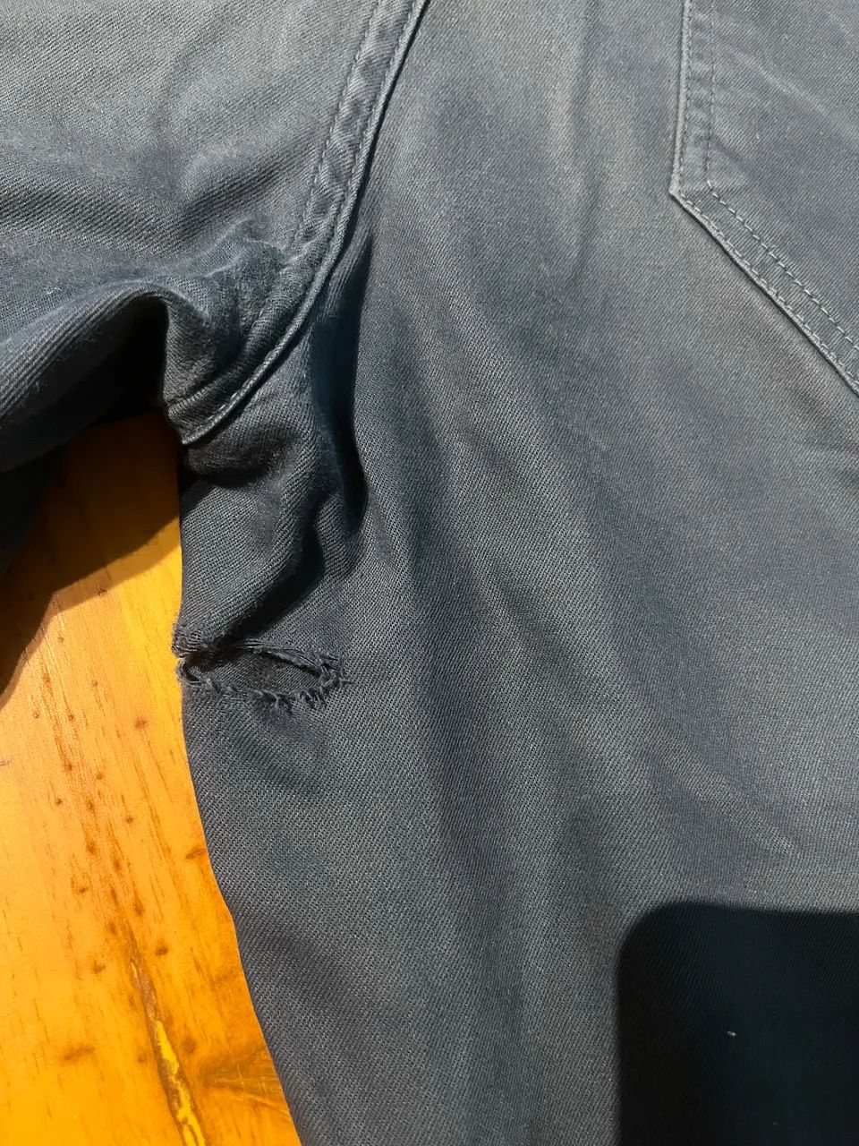Calça de sarja azul - Foto 3