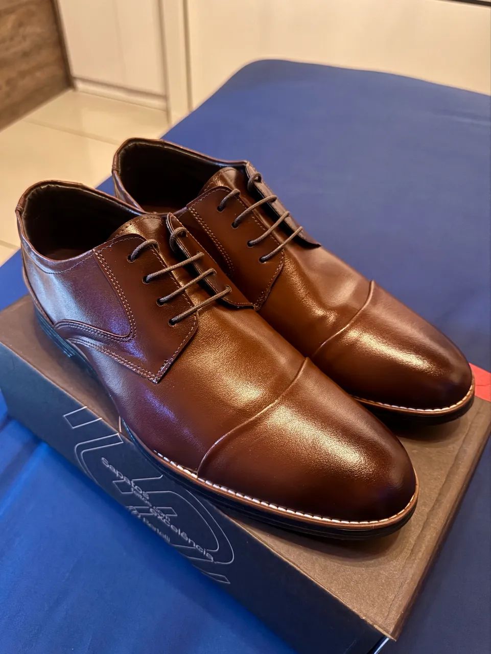 Sapato Social Masculino Oxford Clássico - Foto 2