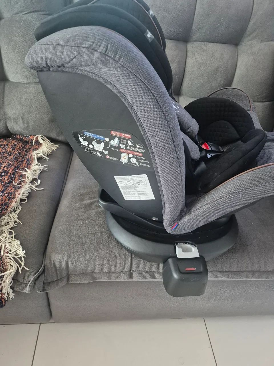 Cadeirinha abc design 0 até 36 giro 360 graus  - Foto 3