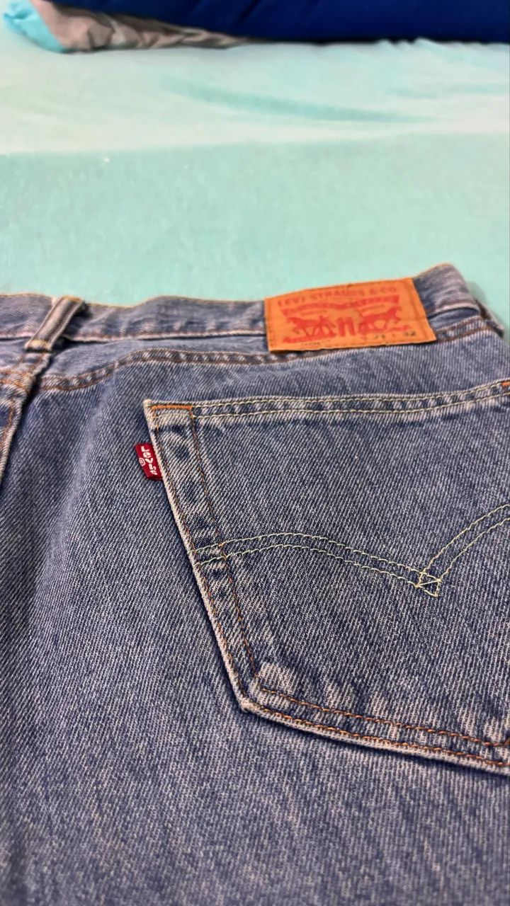 Calça Jeans LEVI?S 505 Tamanho 40 - Foto 4
