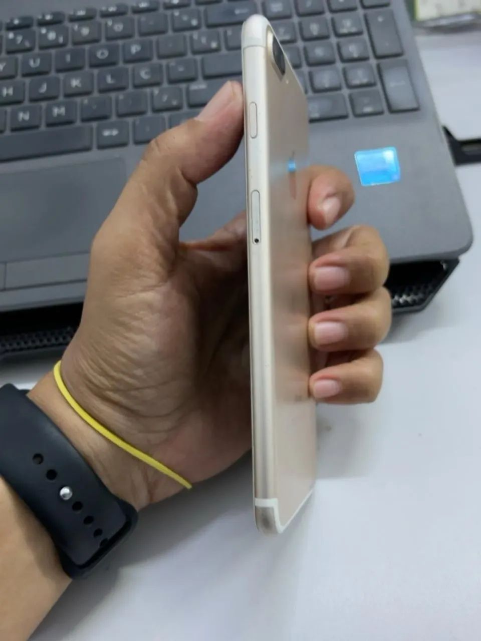 iPhone 7 Plus 128GB Dourado - Bateria 100% - Foto 5