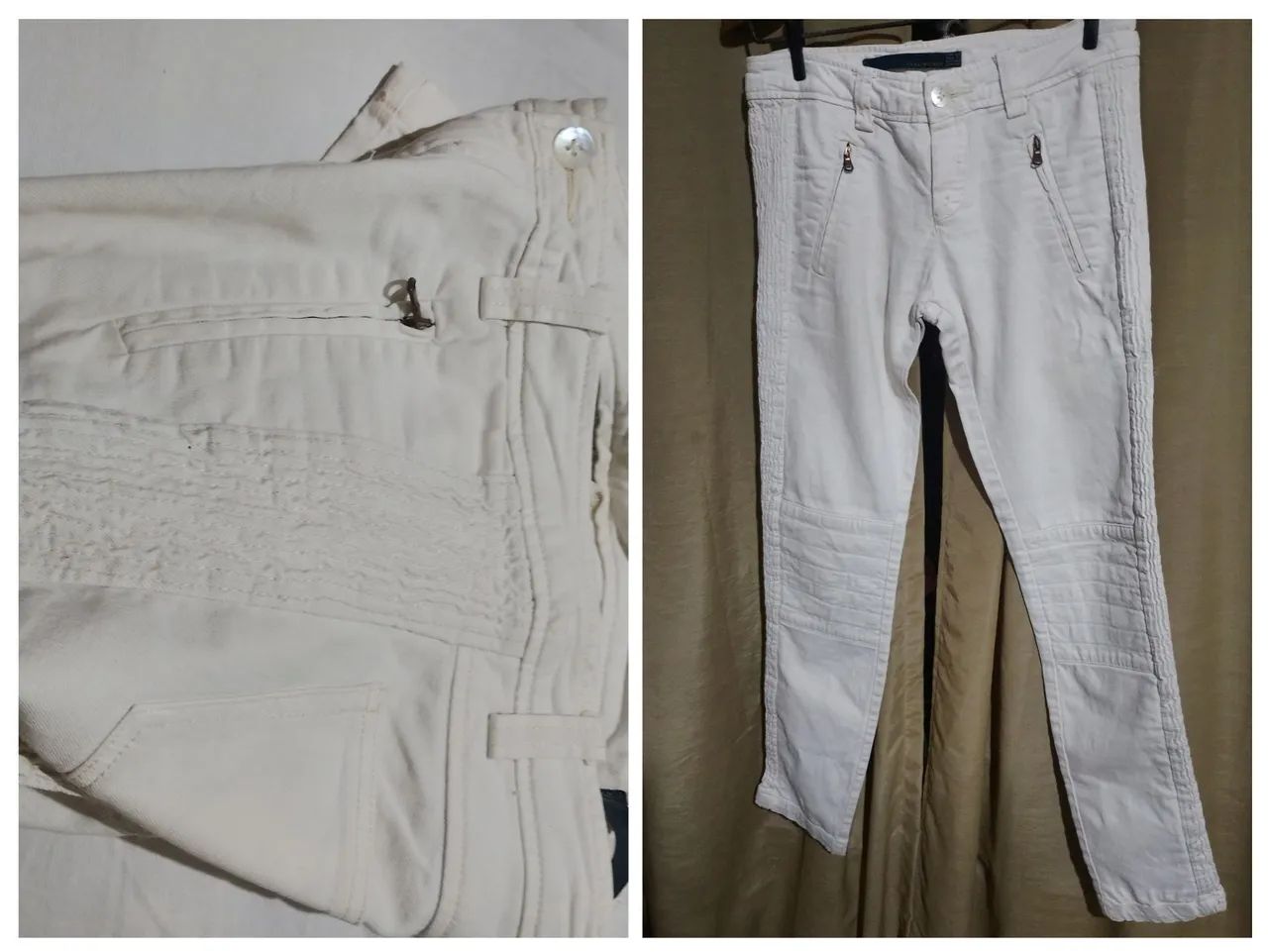 Calça jeans feminina Zara  - Foto 4