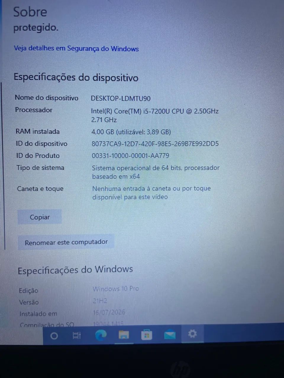 Notebook HP 240 G6 - Foto 2