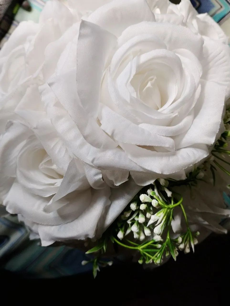 Buquê de rosas brancas  - Foto 4