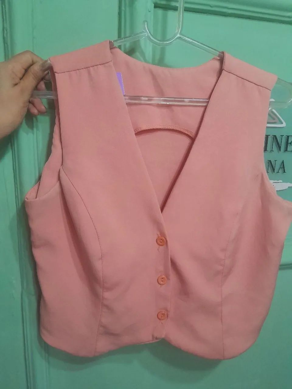 Cropped colete 