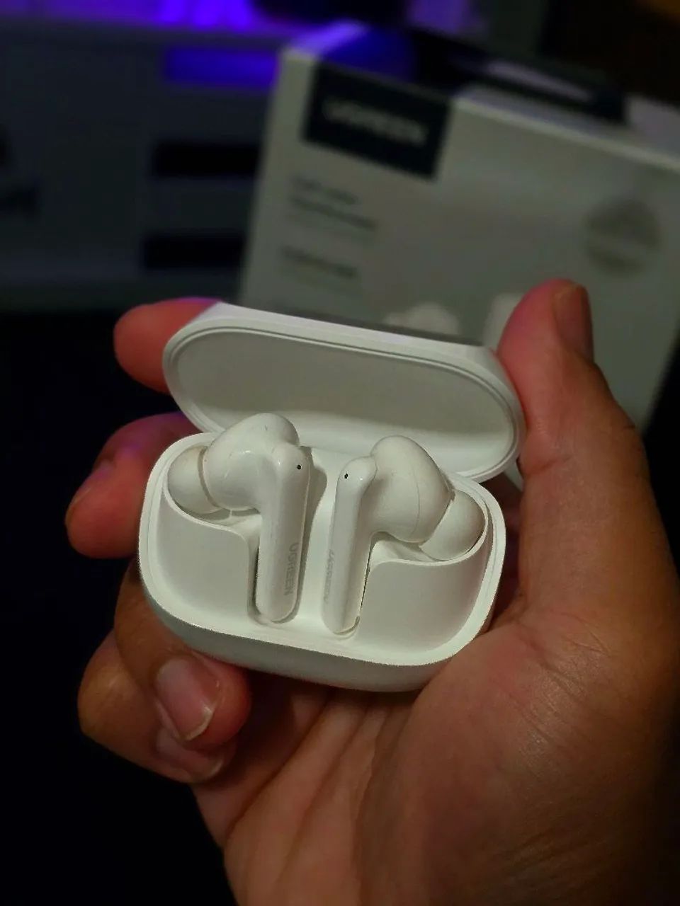 Fone Ugreen EchoBuds Magic Bluetooth 5.4 - ANC 52dB e Tela Touch Colorida - Foto 2