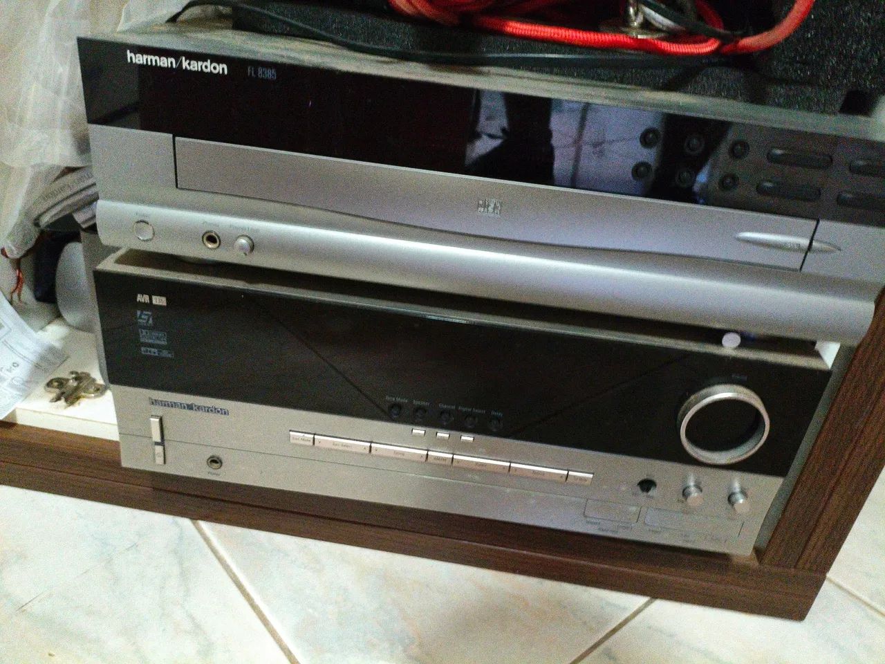 Eletronicos harmon , receiver 110v, caixa de som dvd .444676760866672644