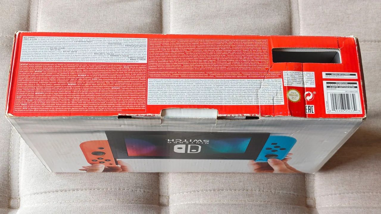 Caixa Vazia Nintendo Switch. Bom estado  - Foto 3