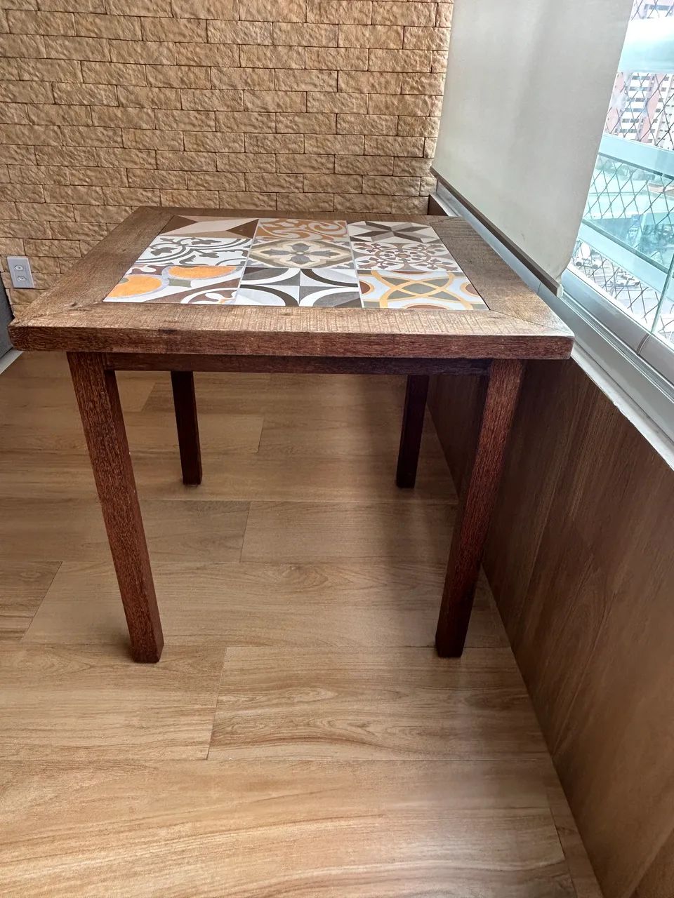 Mesa madeira maciça rústica  - Foto 3
