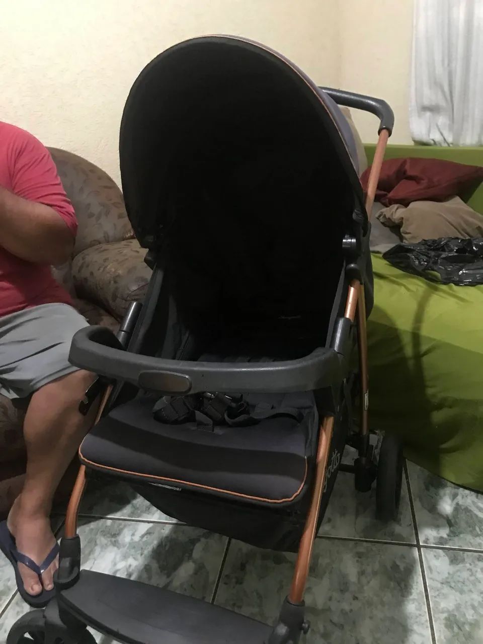Carrinho de bebe + bebê conforto  - Foto 2