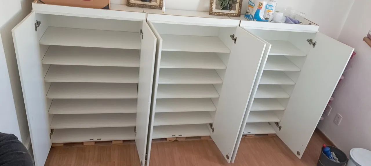 Armário planejado  branco em MDF - Foto 4