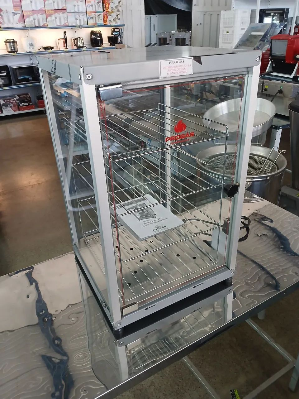 Estufa Vertical Elétrica Progás em Inox PR-640E - Foto 2