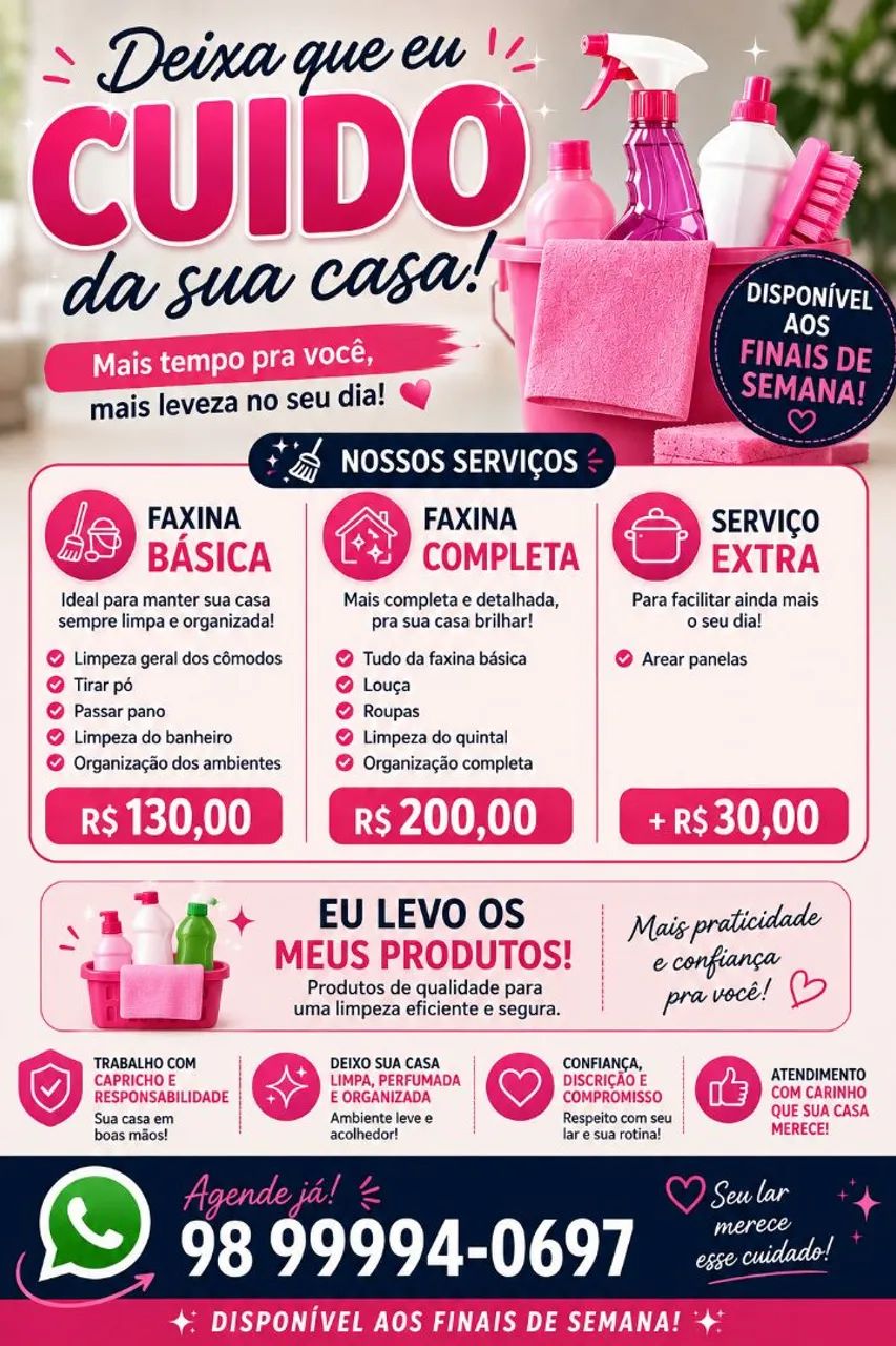 Faço faxina