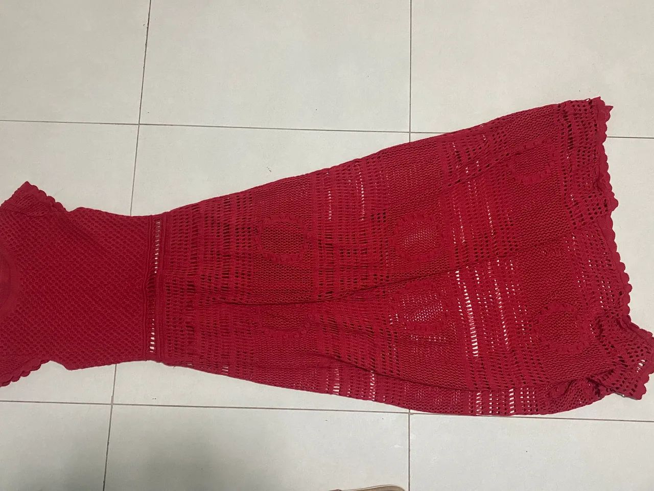 Vestido longo de crochê  - Foto 2