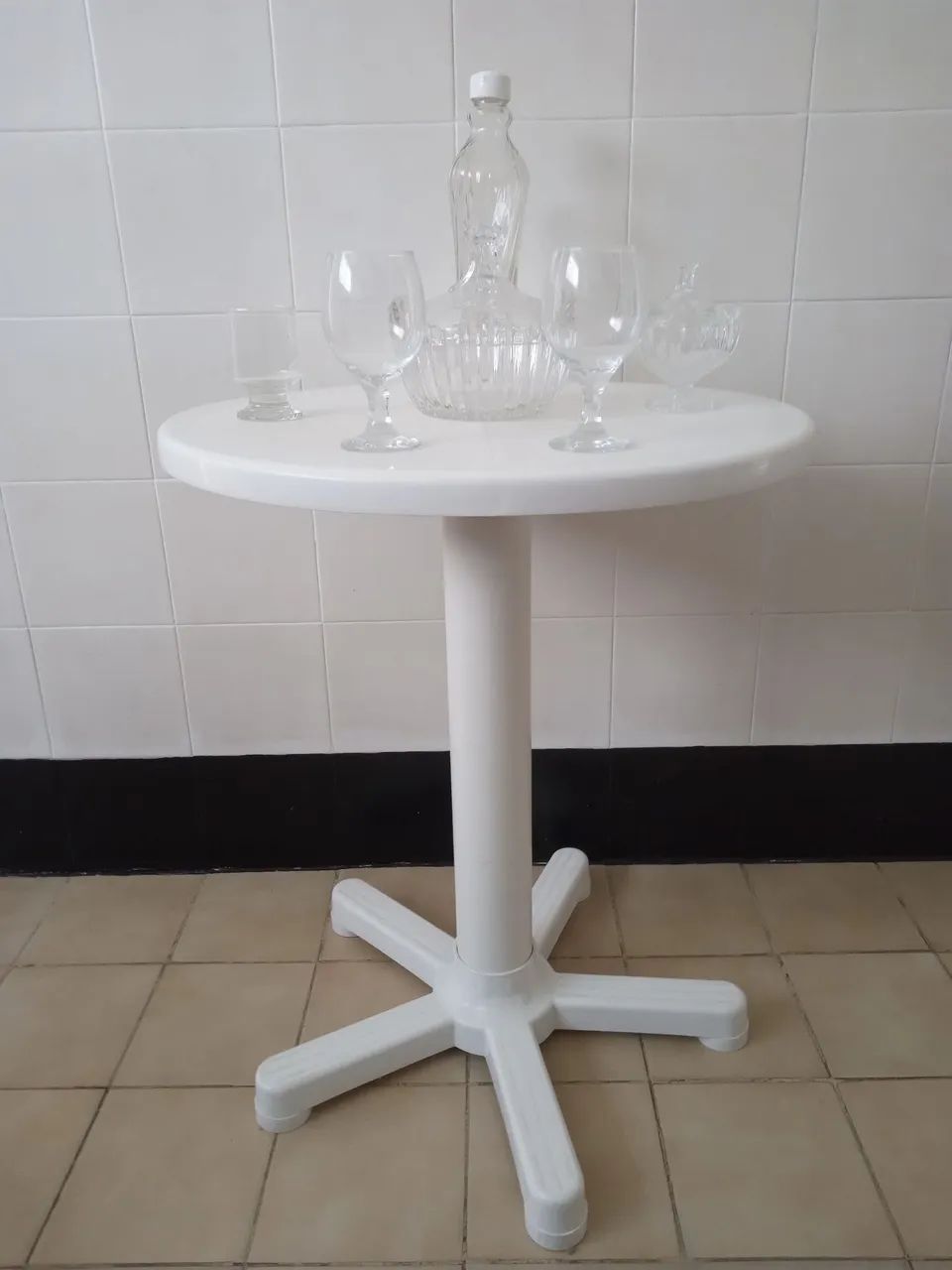 Mesa Tramontina + 6 itens para servir tudo s.novos - Foto 6