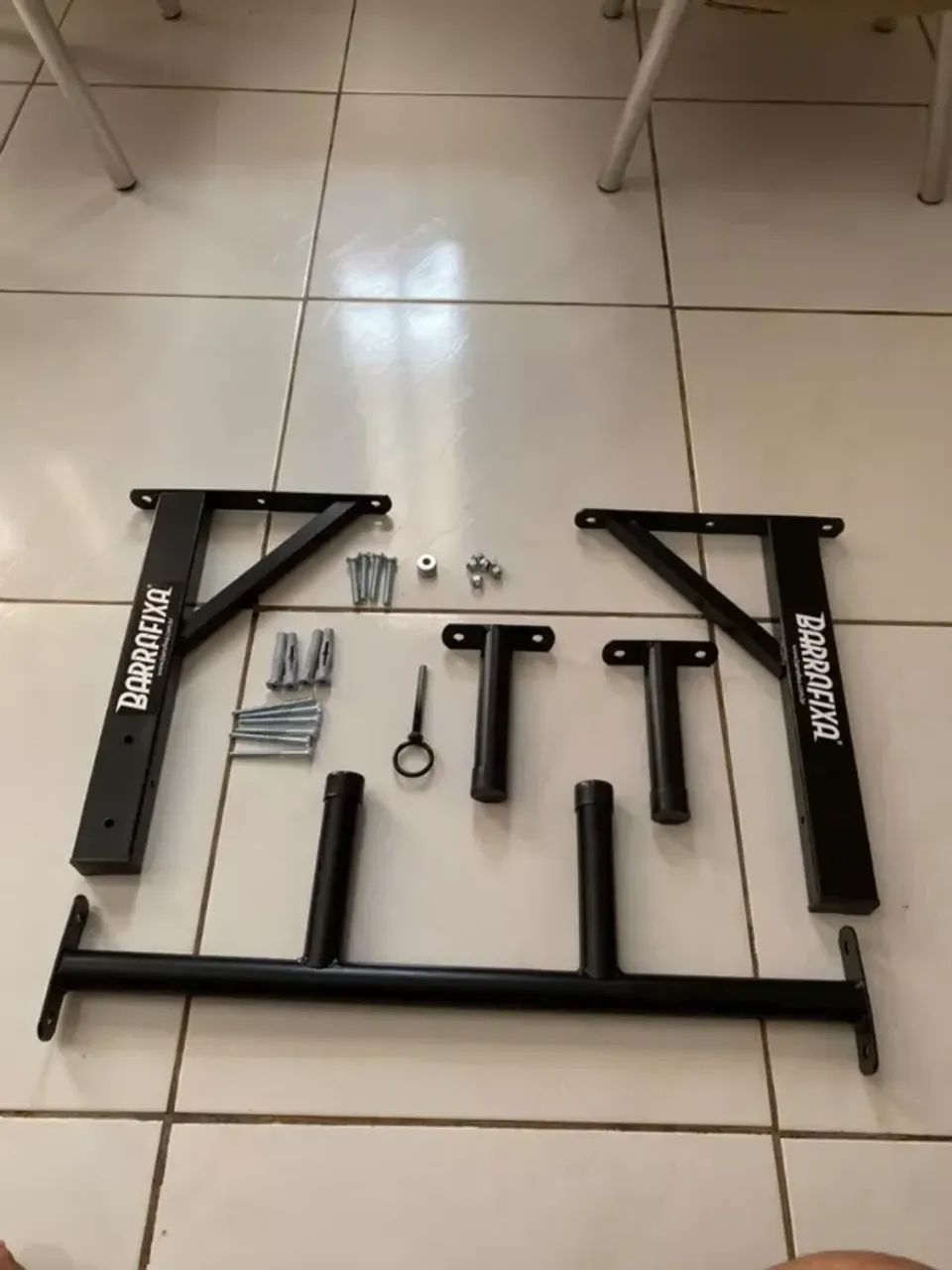 Barra Fixa Parede Musculação Pull-up Pegada Neutra E Aberta - Foto 5
