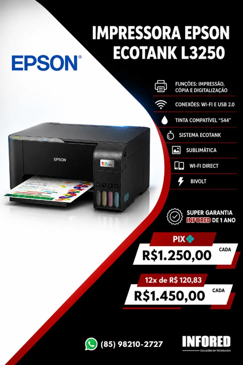 Impressora Epson EcoTank L3250