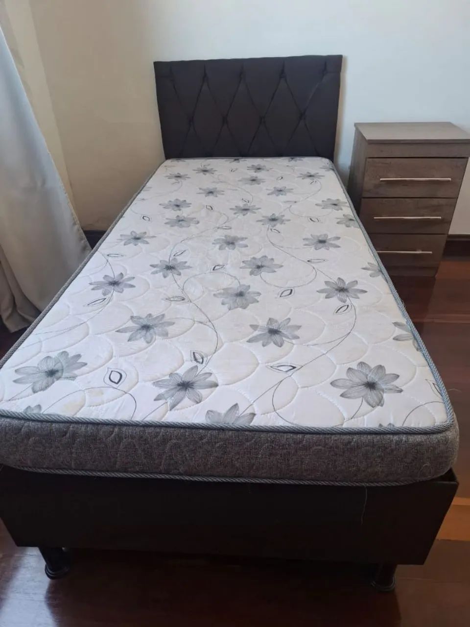 Cama box solteiro com colchão - Foto 3