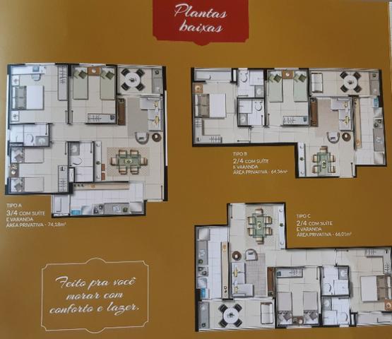 Na Olivia Flores, apartamentos de 2 ou 3 quartos com varanda Gourmet - Foto 17
