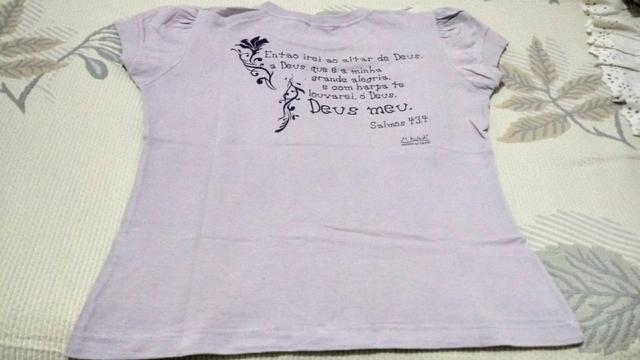 Blusa de malha lilas claro baby look - Foto 2