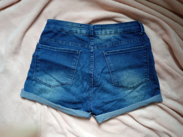 short feito de calça jeans