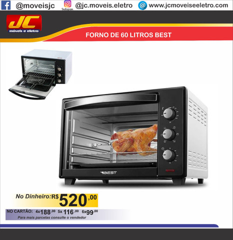 Forno 60 litros corra e garanta o seu