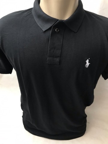 Camisa gola polo masculina lisa  - Foto 2