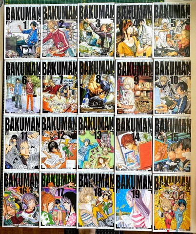 Coleção Completa Bakuman 1 ao 20 (mesmos autores de Death Note) - Foto 3