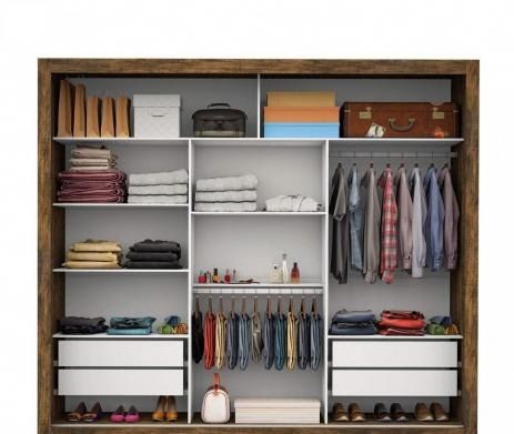 Quarto roupeiro casal com espelho 100% MDF  - Foto 4